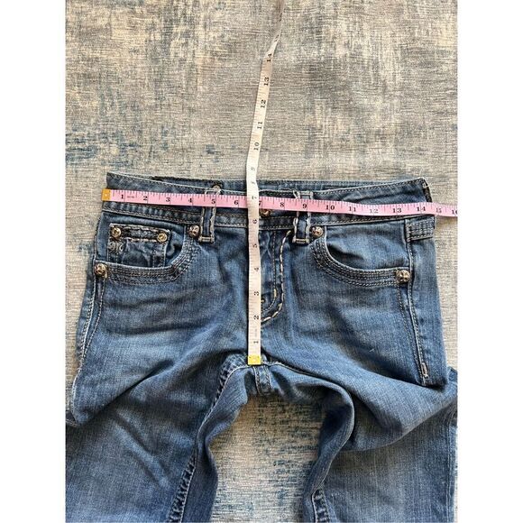 Miss Me Embroidered Rhinestone Skinny Jeans Size 27 - Picture 5 of 6